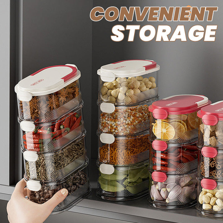 AromaNest — No more chaos, spice-fresh order at the press of a button | Bowlift