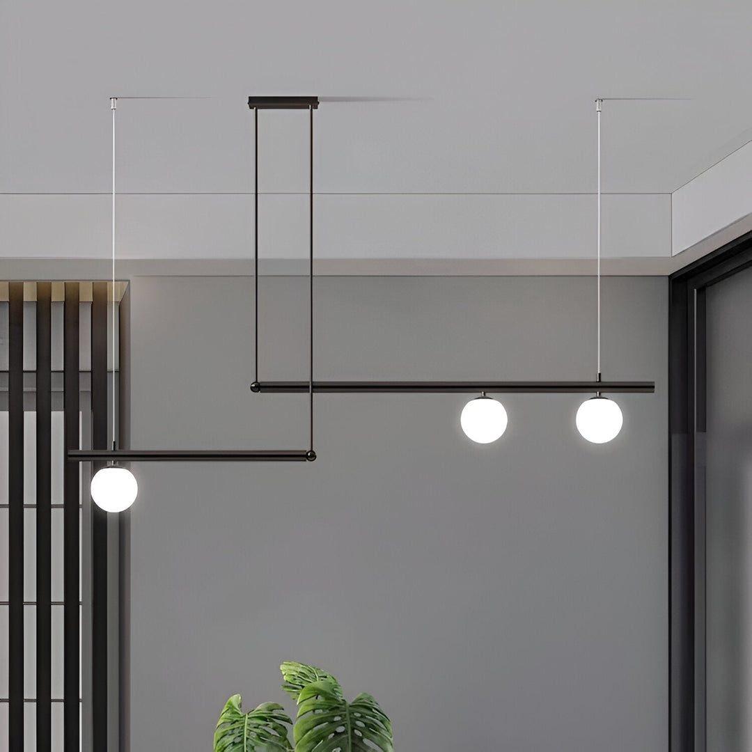 BowLift | Nordic Glass Linear Luxury Pendant Lamp