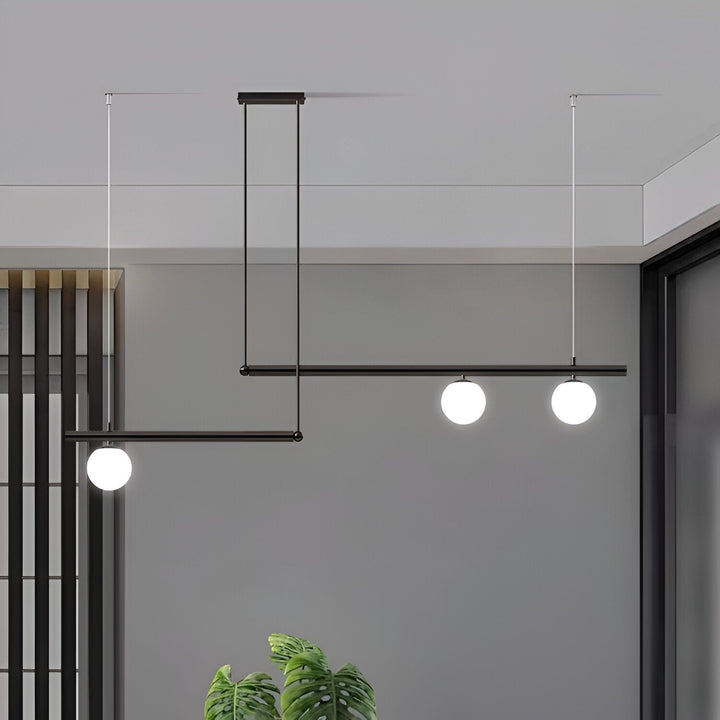 BowLift | Nordic Glass Linear Luxury Pendant Lamp