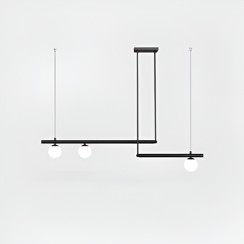 BowLift | Nordic Glass Linear Luxury Pendant Lamp