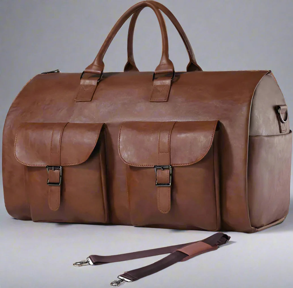 BowLift | Travel Duffel Bag Leather Carry On Luggage