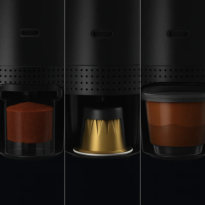 BowLift | 3in1 Portable Espresso Machine Electric Coffee Maker Travel Brewer