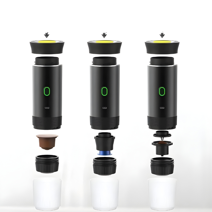 BowLift | 3in1 Portable Espresso Machine Electric Coffee Maker Travel Brewer