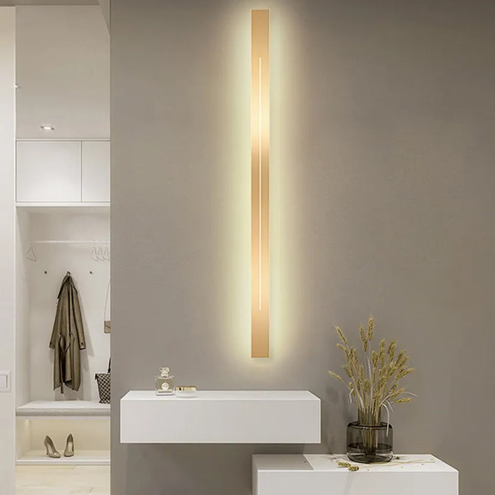 BowLift | LED Wall Light | Modern Vertical Black Indoor Sconce