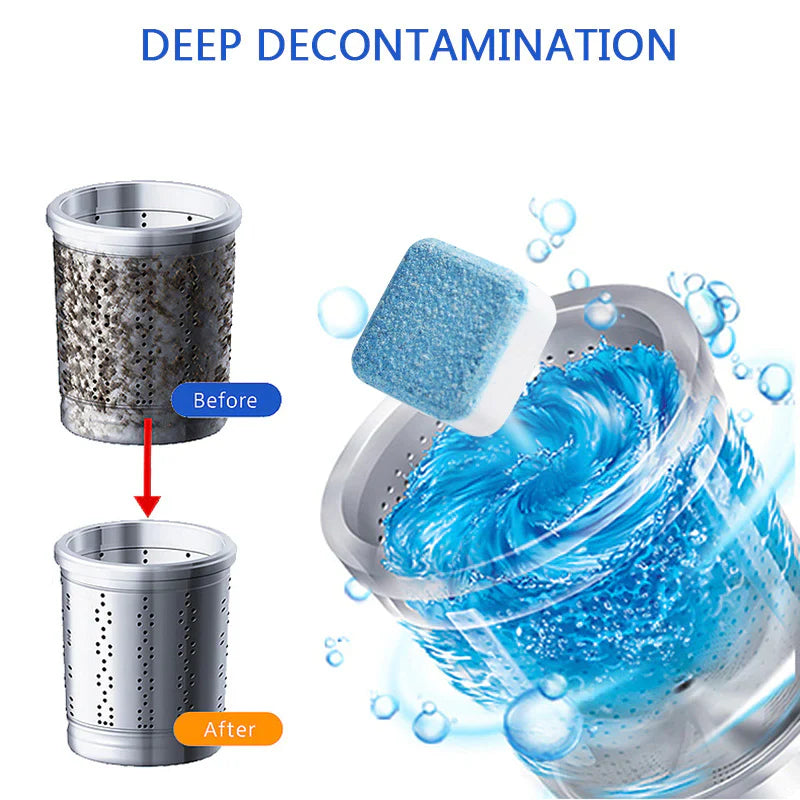 Washing Machine Cleaning Tablet 12 Pcs Bowlift