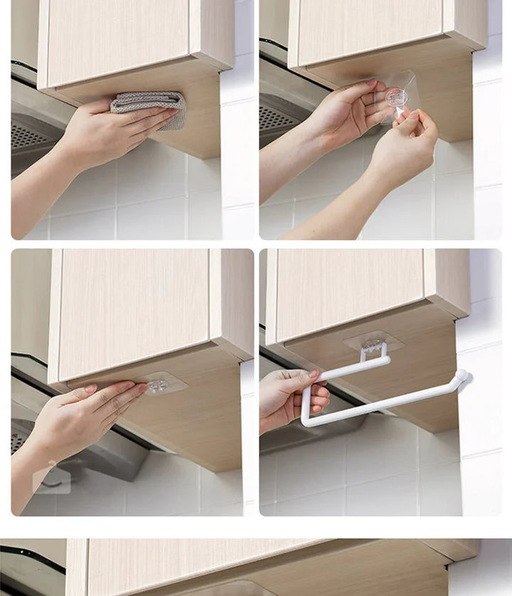 Tissue Hanger ,Plastic Paper Roll Holder Wall Mounted Bowlift