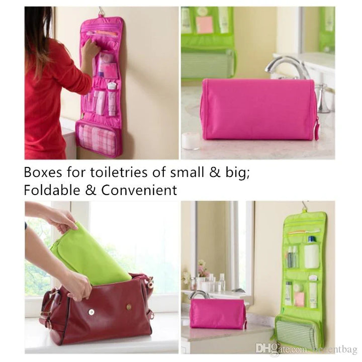 Foldable Hanging Toiletry Storage Bag Bowlift
