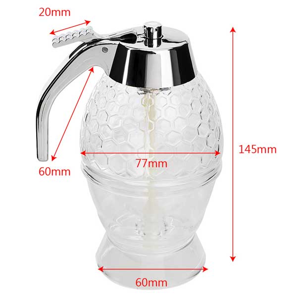 Acrylic Honey Dispenser Bowlift