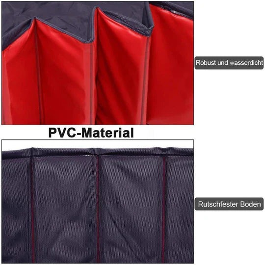 Foldable PVC Dog Pool with Drainage Valve Bowlift
