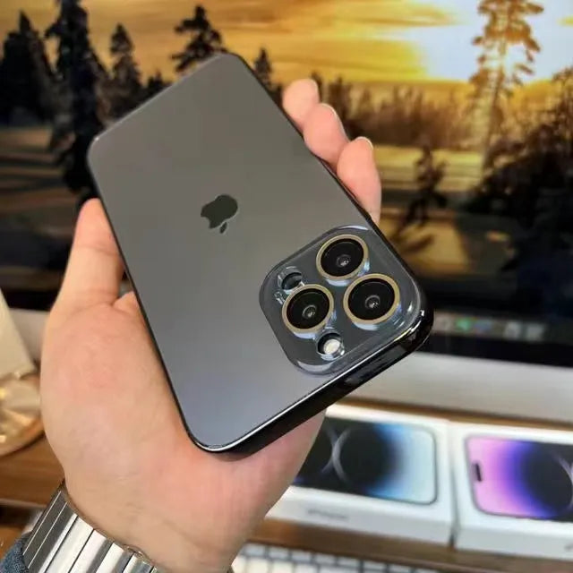 BowLift | Elico Lacquered Matte Acrylic Tempered Glass iPhone Protective Case