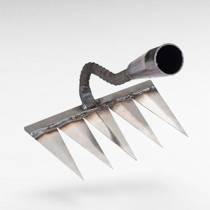 BowLift | Steel Garden Rake with Durable Steel Tines for Lawn Care and Yard Maintenance