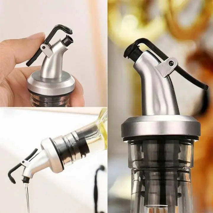 BowLift | 4 pieces | Pourer for oil & sauce bottles – drip-free, leak-proof