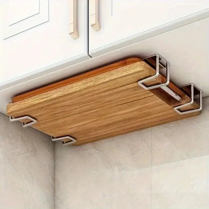 BowLift | 4 pieces | Stainless steel wall holder – Self-adhesive and space-saving