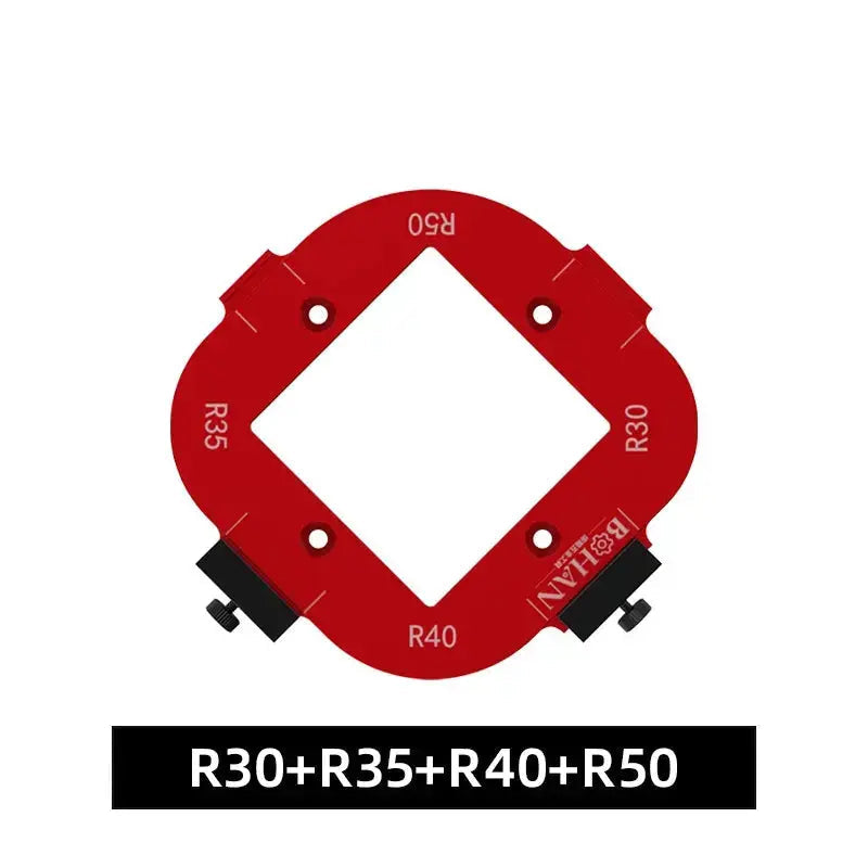 BowLift | 4-in-1 Aluminum Rounding Template – precise corner rounding
