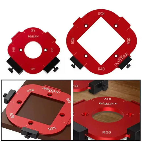 BowLift | 4-in-1 Aluminum Rounding Template – precise corner rounding