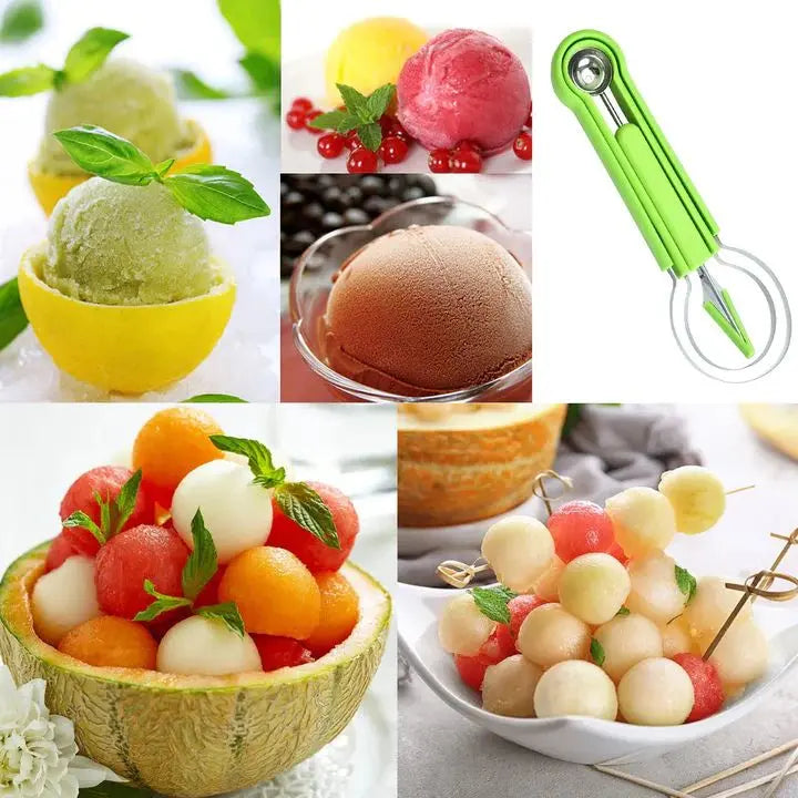 BowLift | 4-in-1 Stainless Steel Fruit Cutter Set
