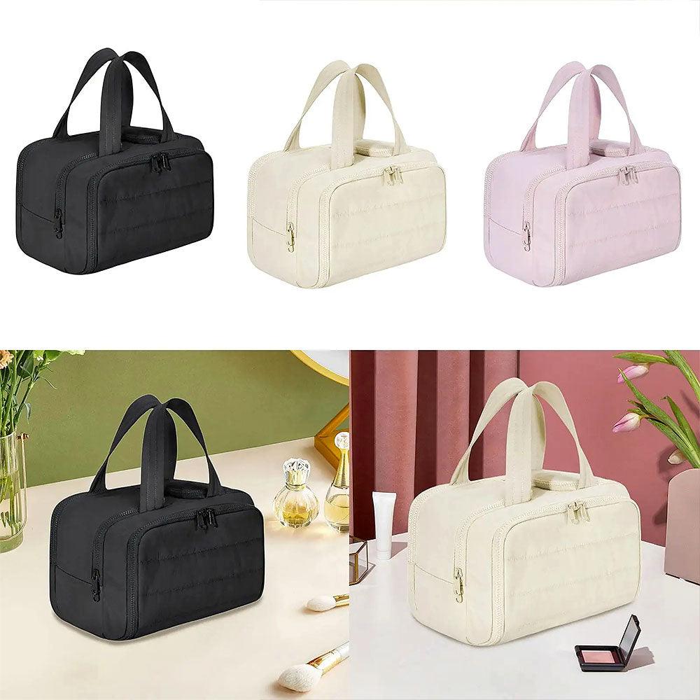 BowLift | 4-in-1 Puffy Toiletry Bag for Women – Large Travel Makeup & Skincare Organiser