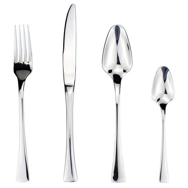 4 in 1 Set Delicate Dinnerware For Home Stainless Steel Cutlery Set | Bowlift