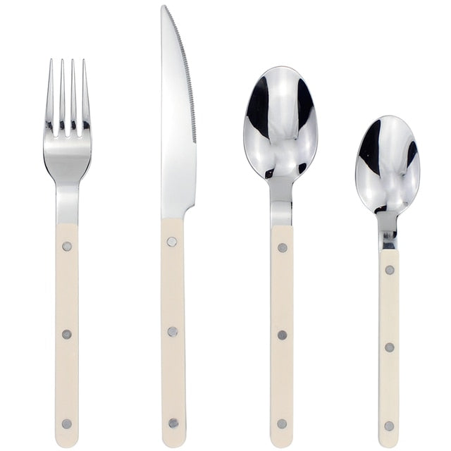 4 in 1 Set Delicate Dinnerware For Home Stainless Steel Cutlery Set | Bowlift