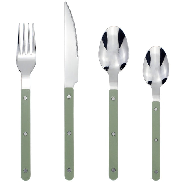 4 in 1 Set Delicate Dinnerware For Home Stainless Steel Cutlery Set | Bowlift