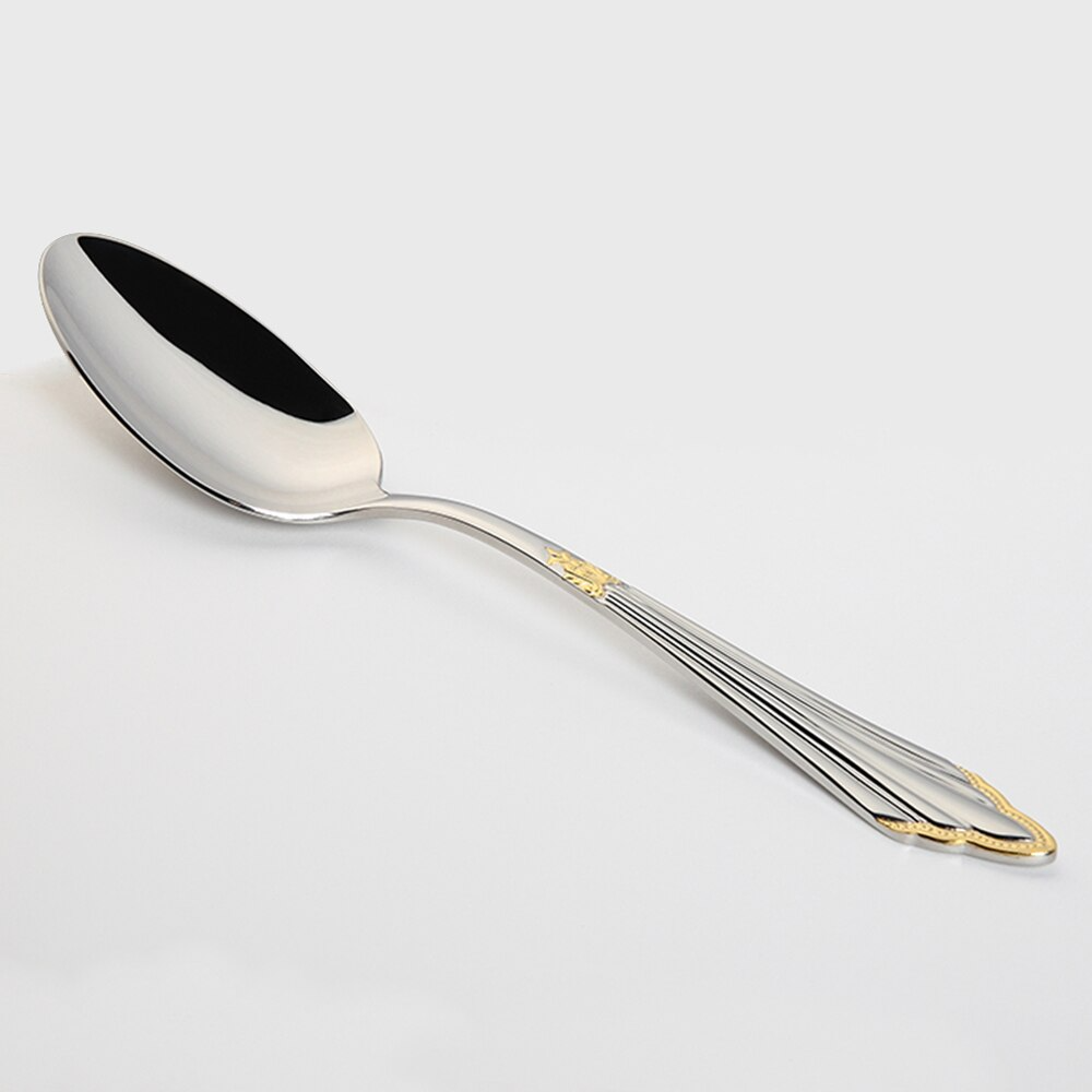 BowLift | 24- or 48-Piece Stainless Steel Cutlery Set in Gold Finish - GlowCut