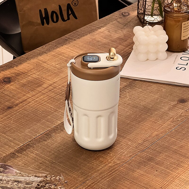 Portable Smart Stainless Steel Coffee Cup | Bowlift