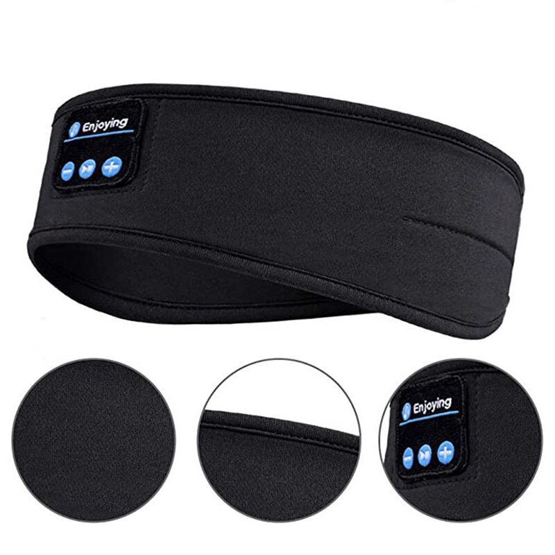 SnoozeMelody - Soundproof Bluetooth Sleep Mask for Peaceful Nights Bowlift