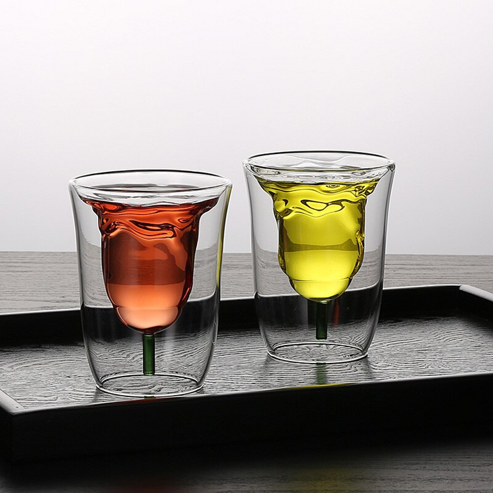 BowLift | Flower Pattern Double-Layer Glass