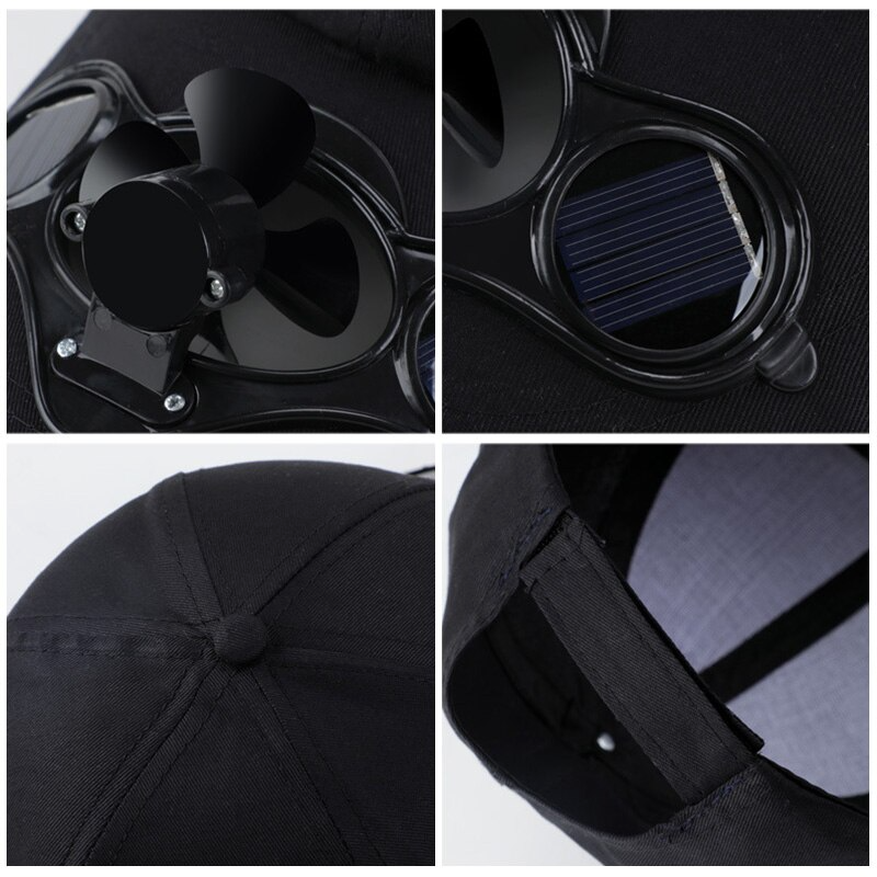 Solar Fan Summer Outdoor Baseball Hat | Bowlift