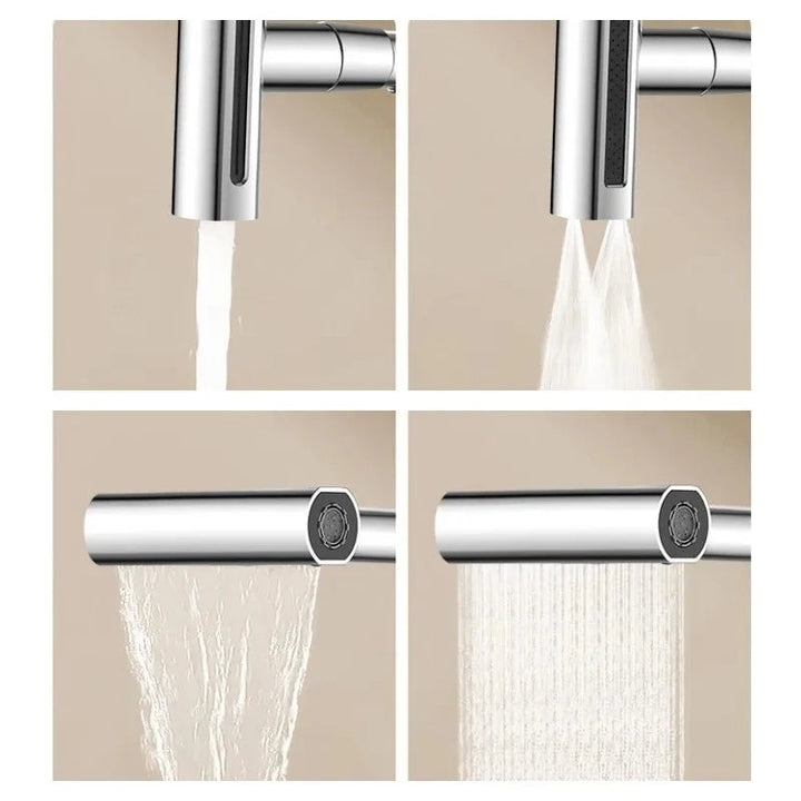 4 Modes Waterfall Kitchen Faucet Rotation Stream Sprayer Head Tap | Bowlift