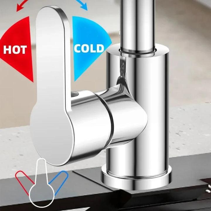 4 Modes Waterfall Kitchen Faucet Rotation Stream Sprayer Head Tap | Bowlift
