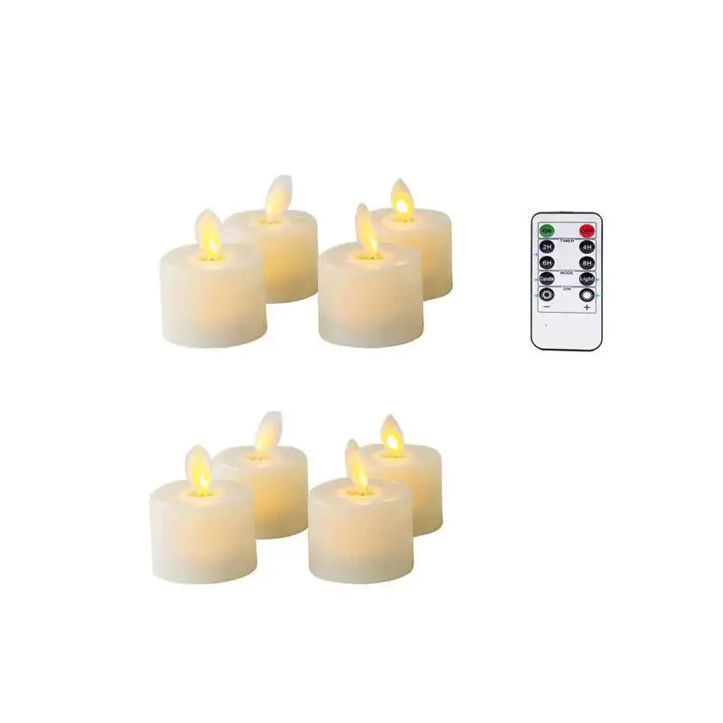 BowLift | GlowFlame LED Tealight – Realistic Flame-less Candle for Atmospheric Lighting