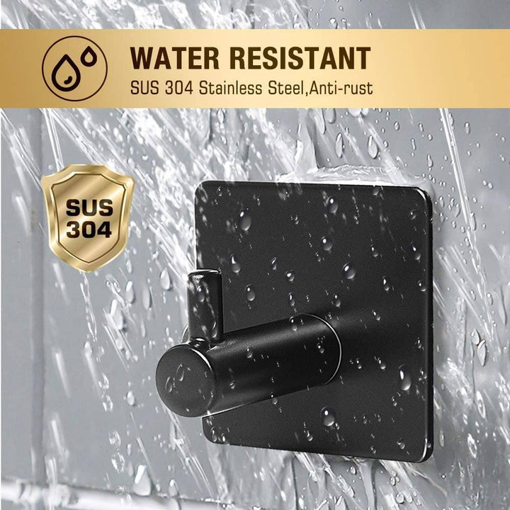 BowLift | 4-Pack: Heavy Duty Durable 304 Stainless Steel Wall Hooks