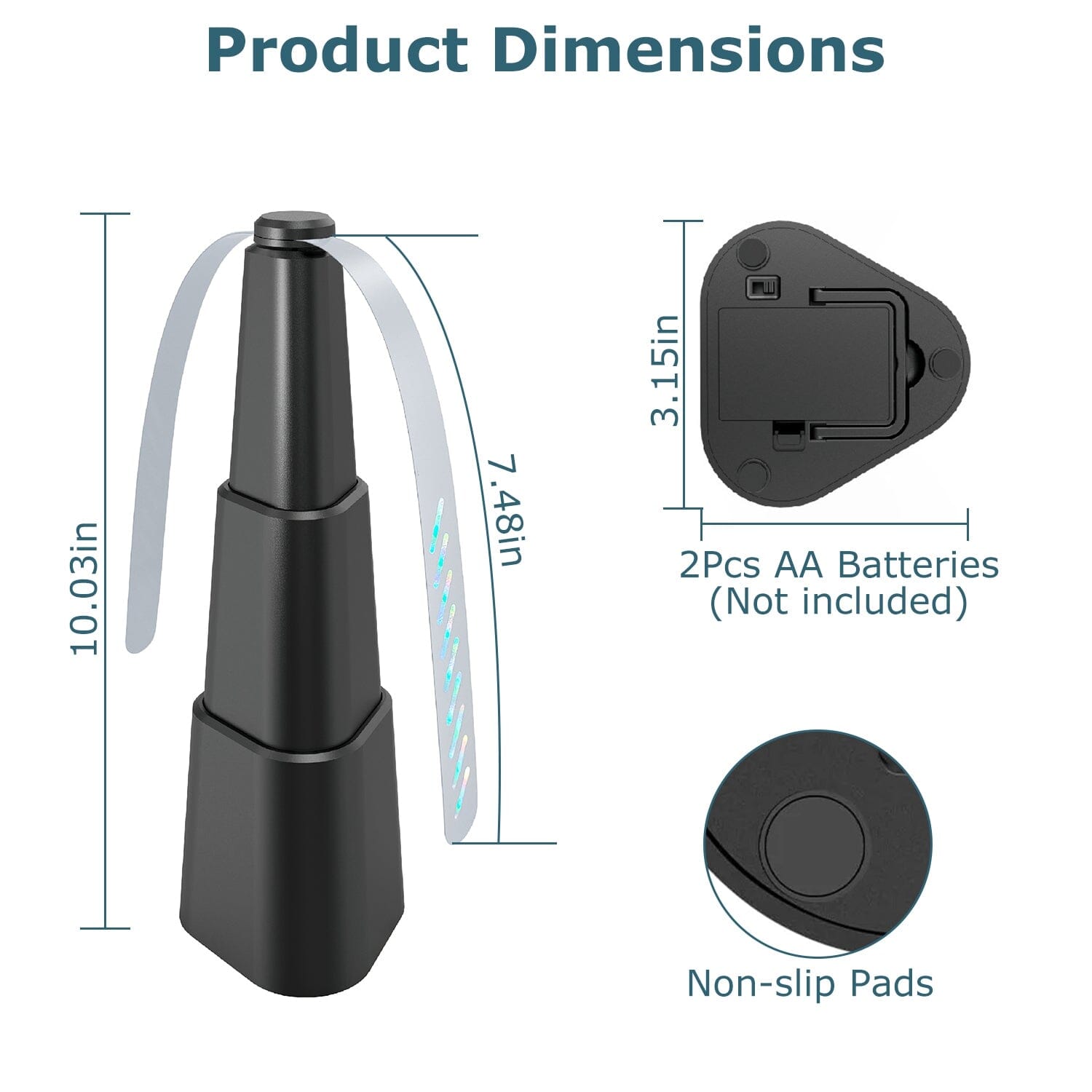 BowLift | 4-Piece: Fly Repellent Fan Table Battery Operated Insect Repellent