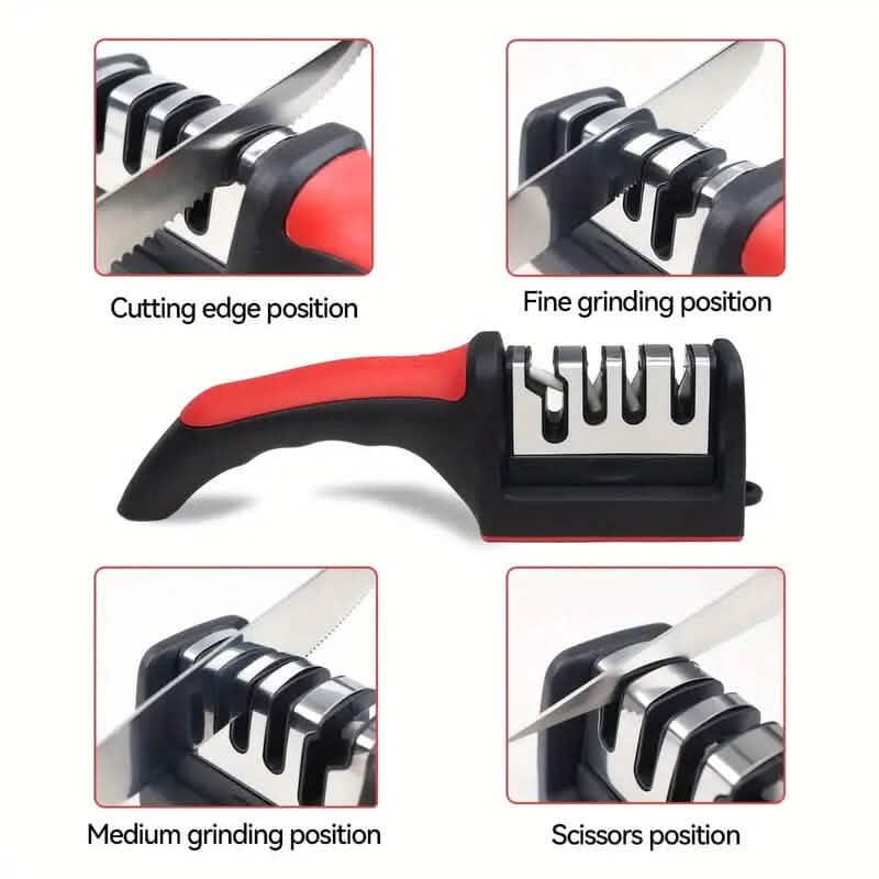 BowLift | 4 Stage Professional Kitchen Knife Sharpener Tool