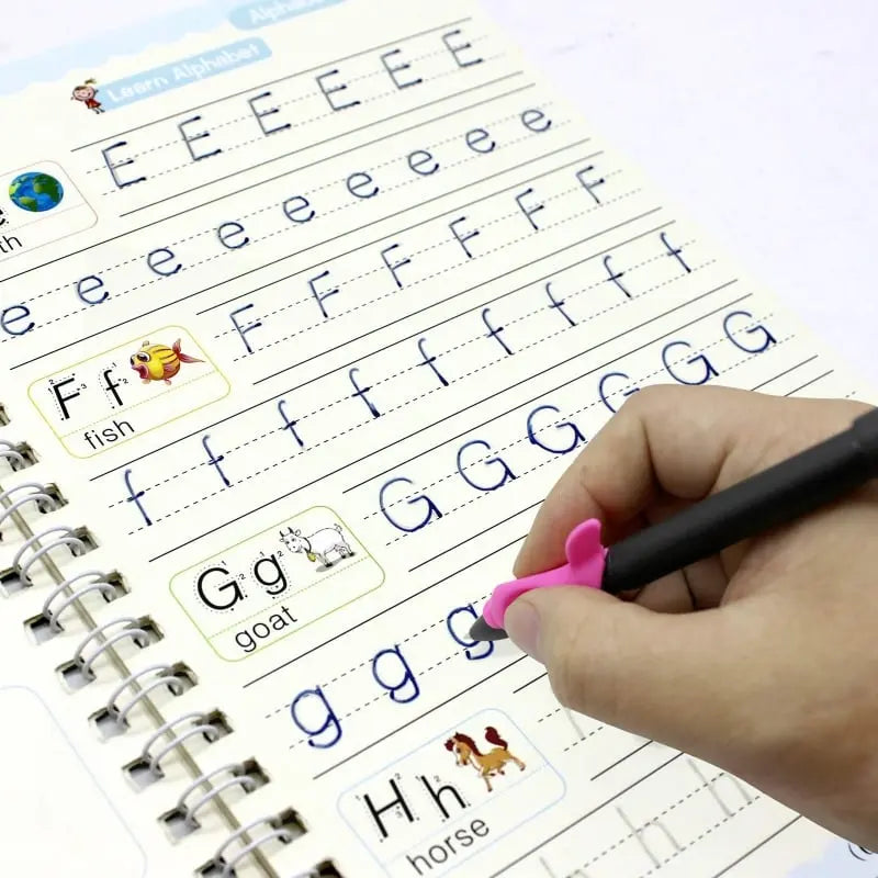 BowLift | 4-piece Reusable Learning Booklet Set for Children