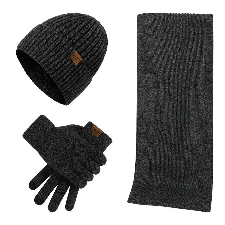 ArcticStyle – Trendy Winter Set with Beanie and Gloves Bowlift