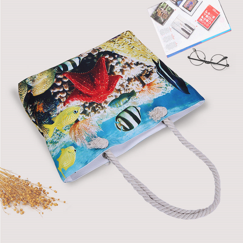 Beach bag with Maritime Design Bowlift