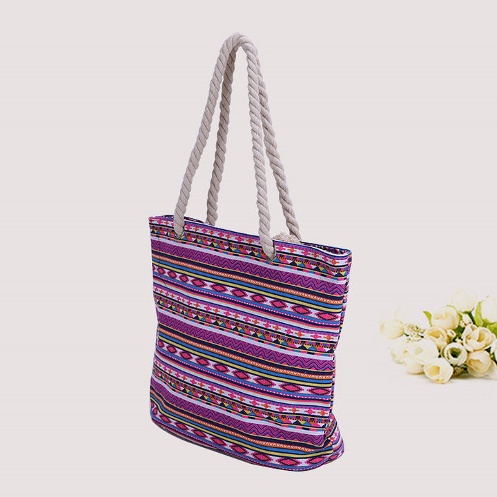 Large Decorative Beach Bag Bowlift