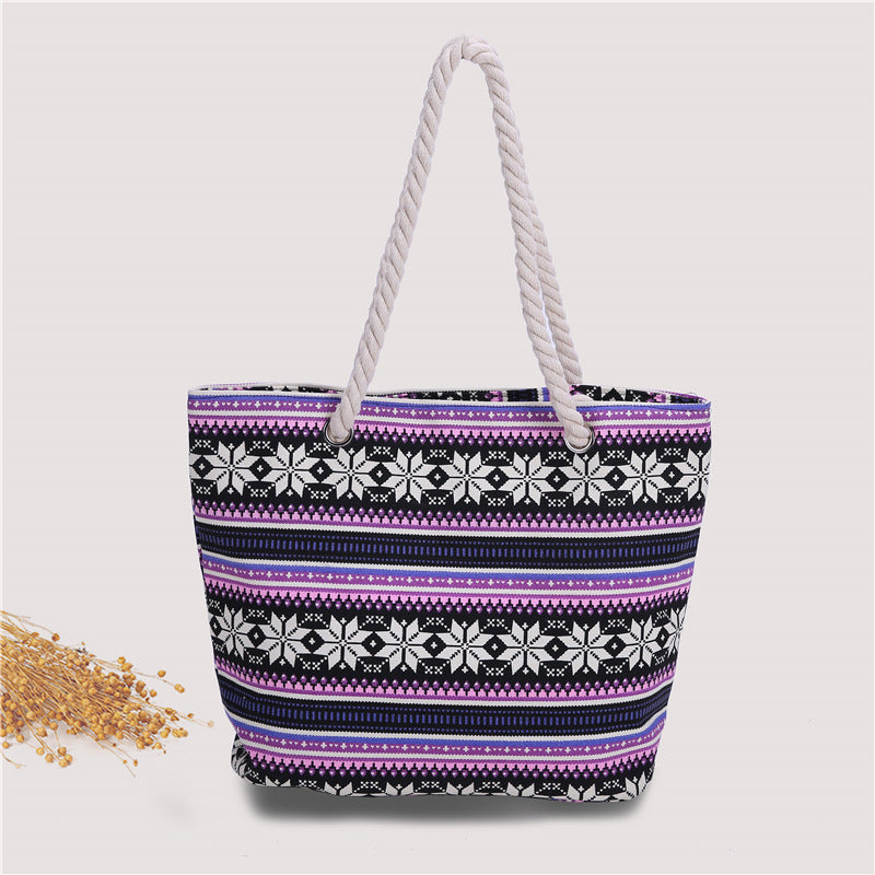 Large Decorative Beach Bag Bowlift