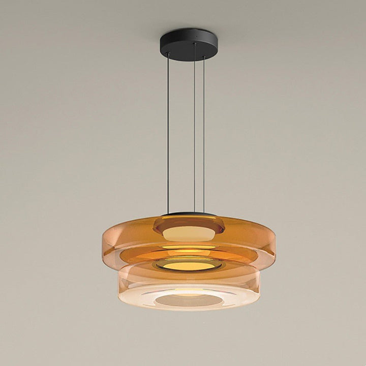 BowLift | Modern Glass Pendant Lamp in Bauhaus Style - AuroraSphere