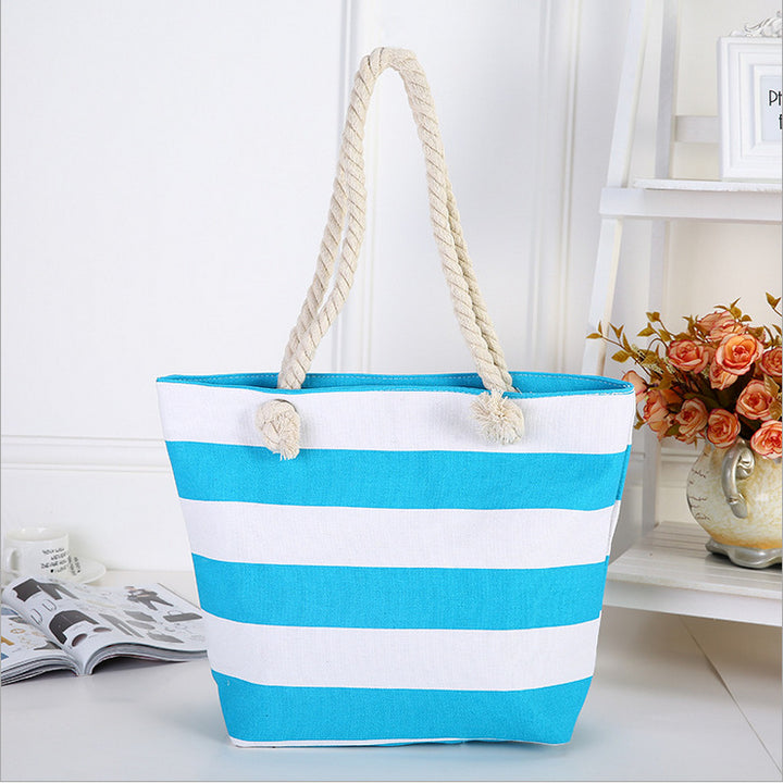 Beach bag made of high-quality canvas with robust rope handles Bowlift