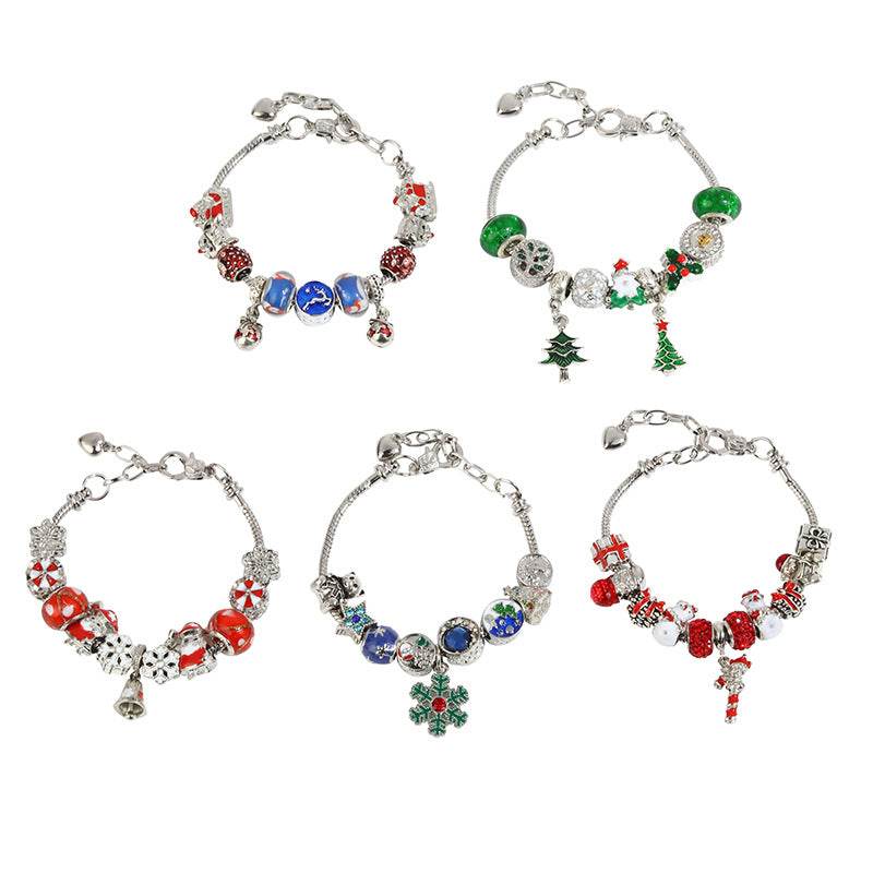 BowLift | Christmas Snowflake Bells Children's Charm Bracelet