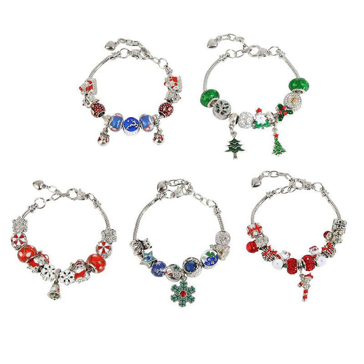 BowLift | Christmas Snowflake Bells Children's Charm Bracelet