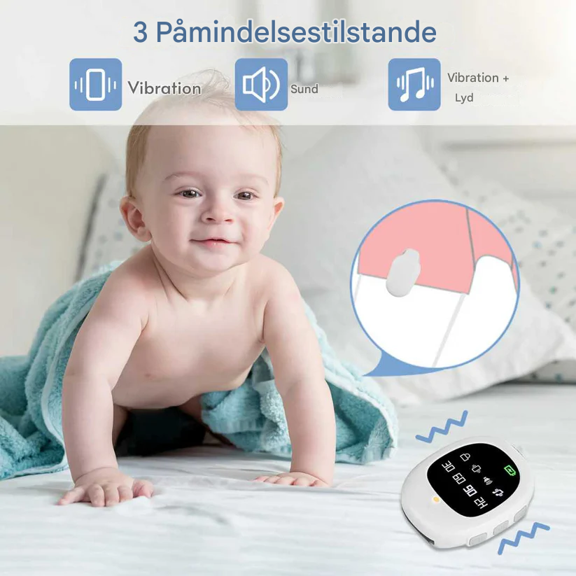 BowLift | Wireless Bedwetting Alarm with Vibration Signal & Timer Function - USB Rechargeable