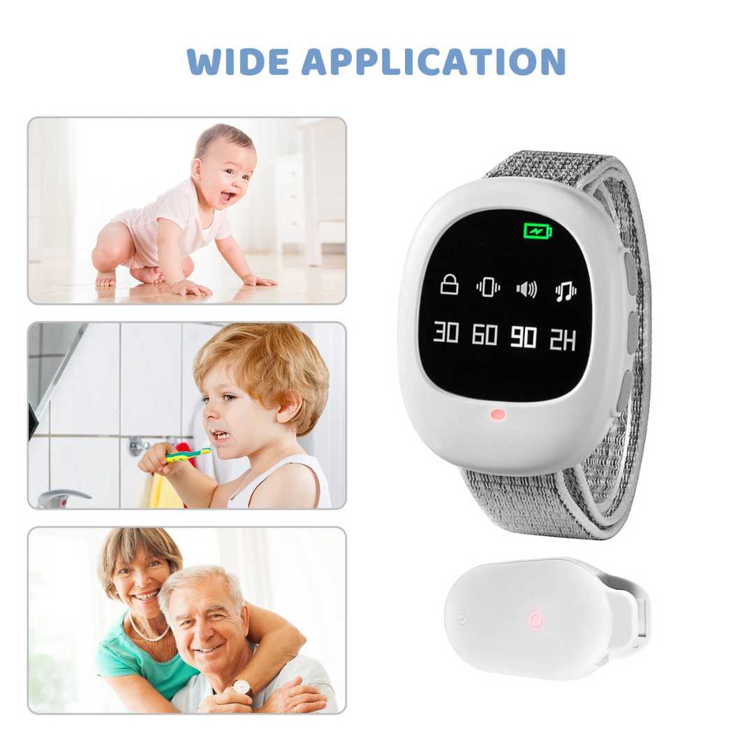 BowLift | Wireless Bedwetting Alarm with Vibration Signal & Timer Function - USB Rechargeable