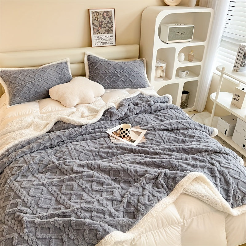 BowLift | Vintage Luxe Reversible Fleece Blanket - Essential for Winter