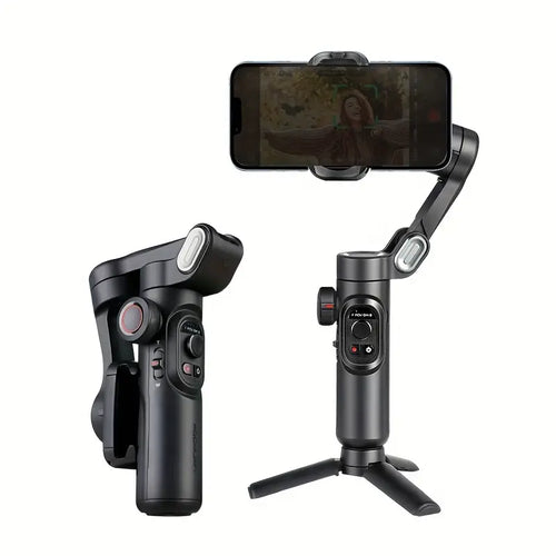 BowLift | SmartPro Handheld Gimbal Stabilizer - Foldable Smartphone Video Vlog PTZ Stabilizer for iPhone, Android, and Samsung