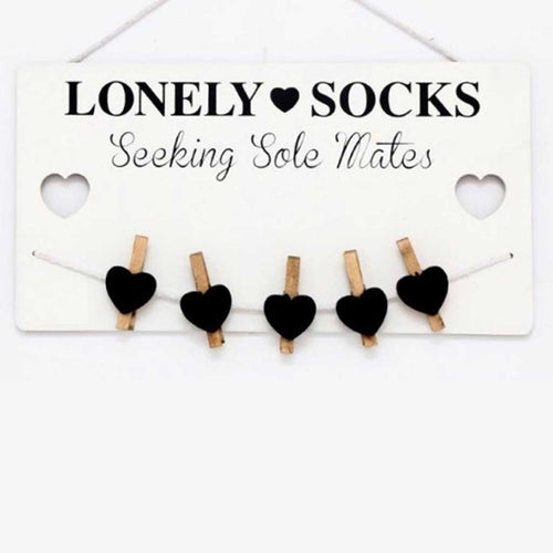 Lonely Socks' hanging wooden sign | Bowlift