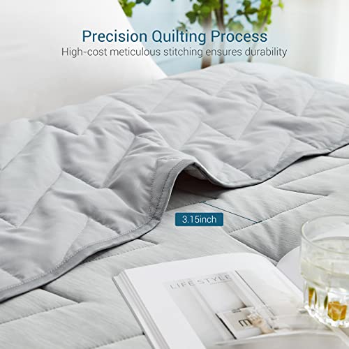 Cooling Comforter Precision V-tack Quilting  Extreme Q Max 0.5 | Bowlift